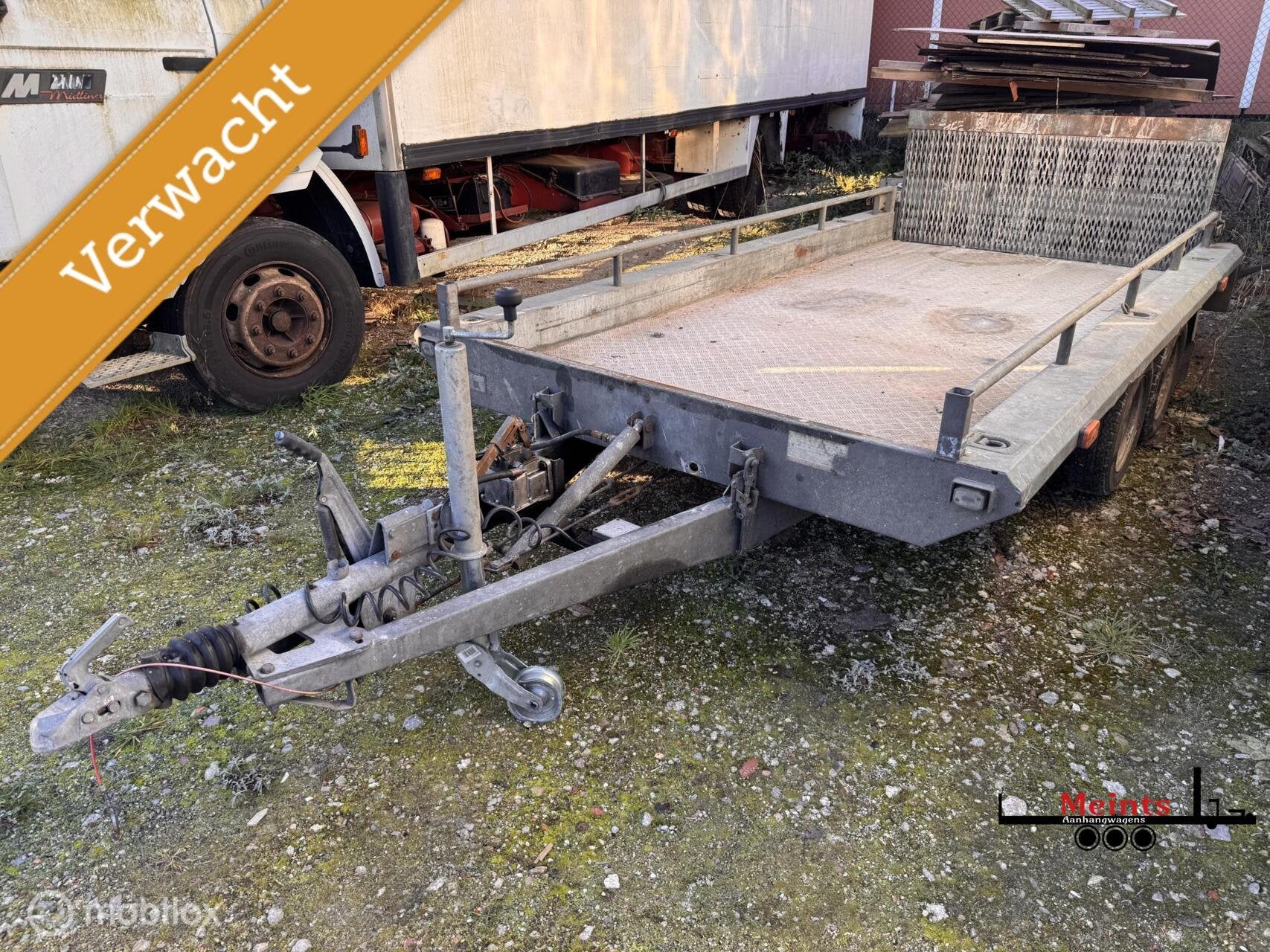 Hapert machinetransporter kantelbaar 360x160 2700KG, Gebruikt