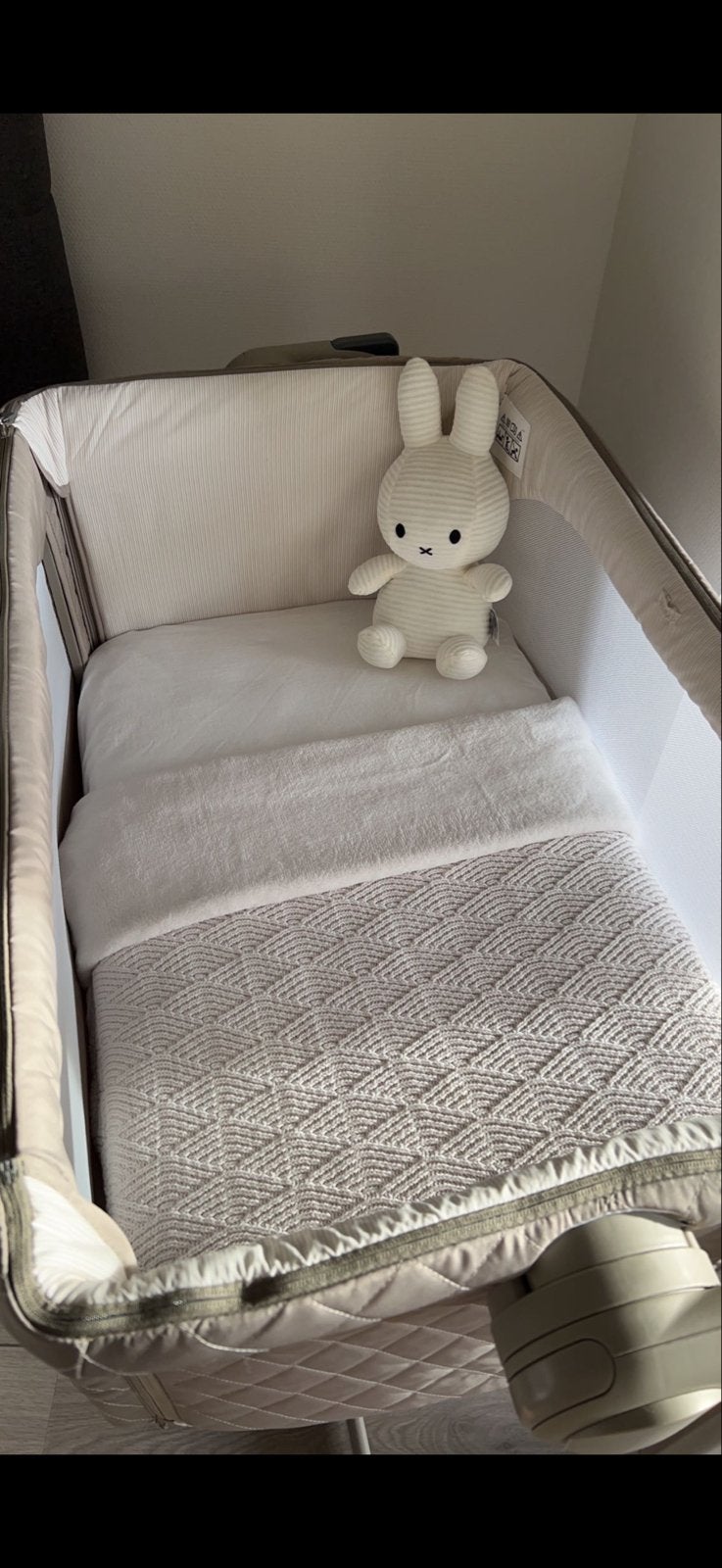 Chicco Co-sleeper Taupe - Zo goed als nieuw, Ophalen, Zo goed als nieuw, Wieg