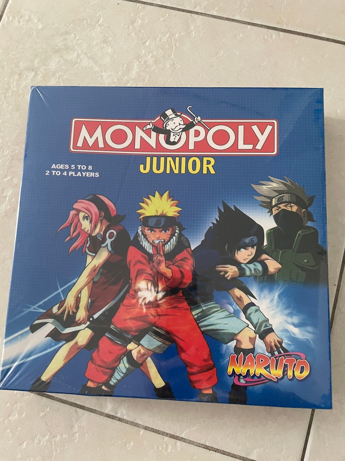 Naruto Monopoly Junior, Hobby en Vrije tijd, Ophalen of Verzenden, Nieuw