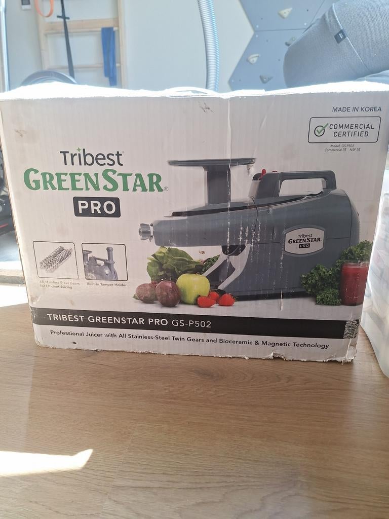 Slowjuicer - Tribest - Greenstar Pro, Ophalen of Verzenden