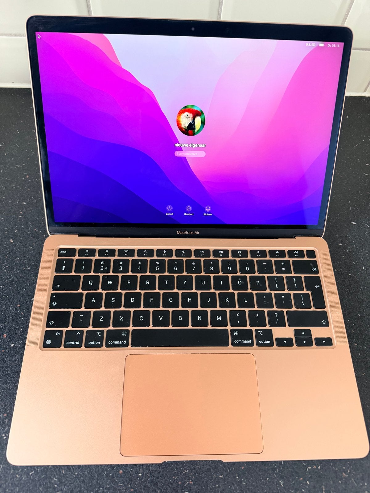 Apple MacBook Air 13 inch Rose Gold 2022 - Zo goed als nieuw, Computers en Software, Qwerty, 13 inch, Ophalen of Verzenden, Zo goed als nieuw