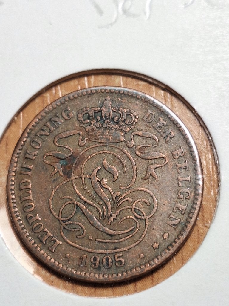 BELGIË 2 centimes 1905 (#150), Ophalen of Verzenden, Overig, Losse munt