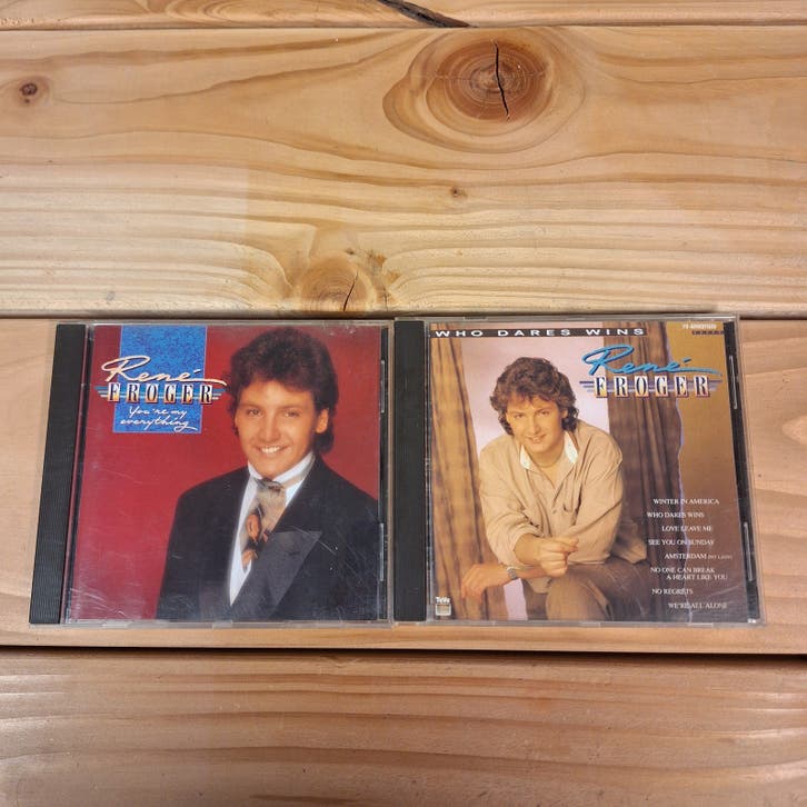 2x René Froger CD (You're My Everything & Who Dares Wins)