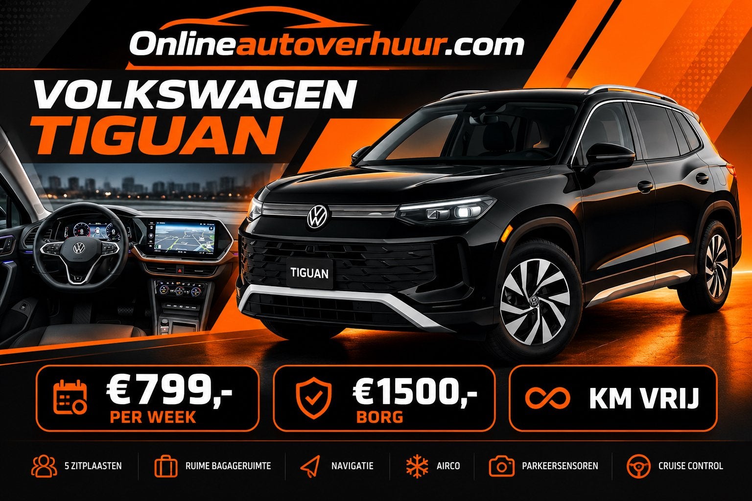 KILOMETER VRIJ AUTO HUREN, Bedrijf, Te koop