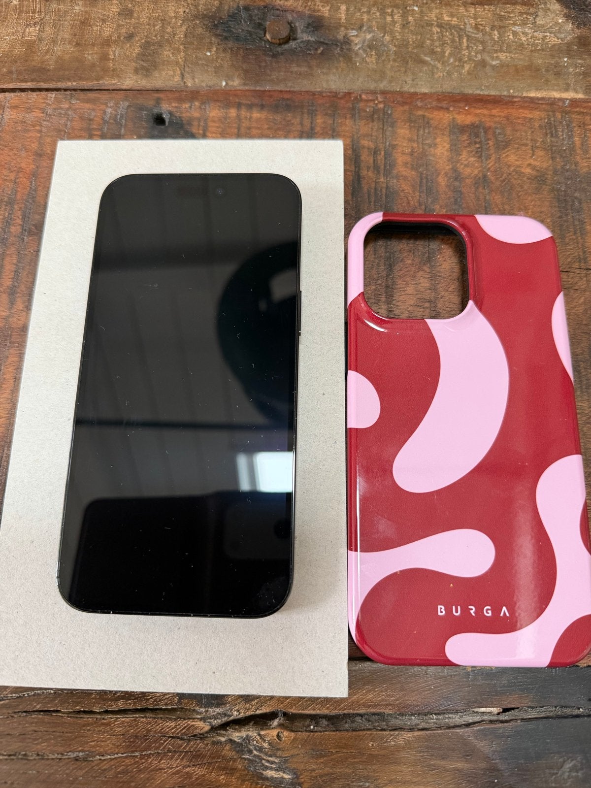 Apple iPhone 14 Pro Max 256GB Space Zwart + BURGA hoesje, Telecommunicatie, Mobiele telefoons | Apple iPhone, 256 GB, Verzenden