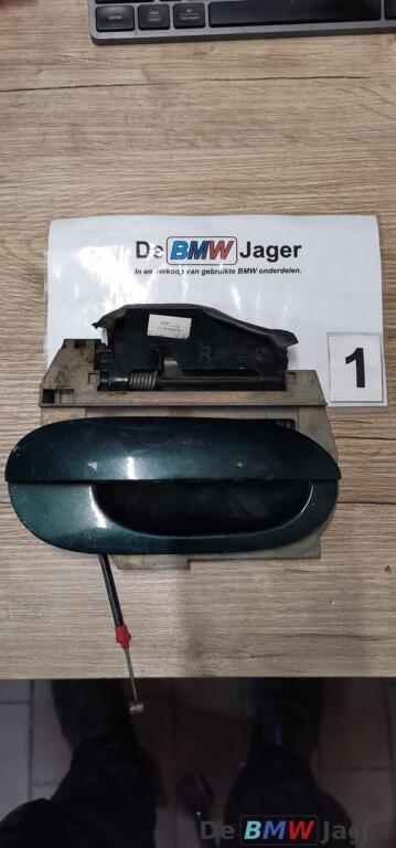 Deurgreep RA oxfordgrun 430 BMW 5-serie E39 51228245466, Gebruikt, Ophalen of Verzenden, BMW, BMW