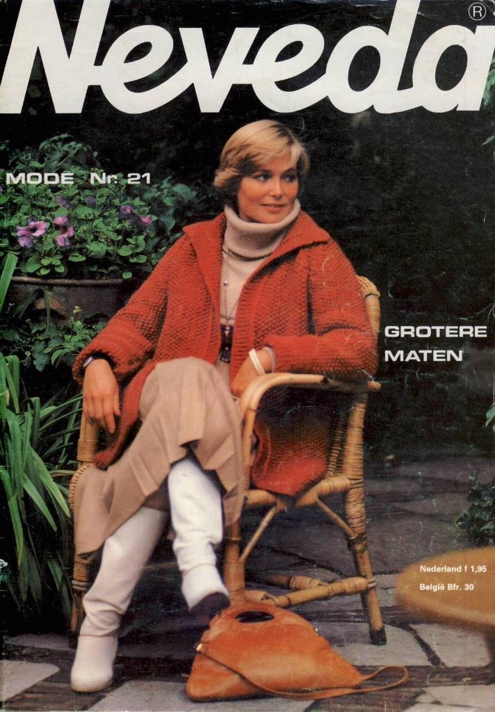 Neveda Mode nr. 21 - Grotere maten breien, Ophalen of Verzenden, Gelezen, Breien en Haken, Neveda