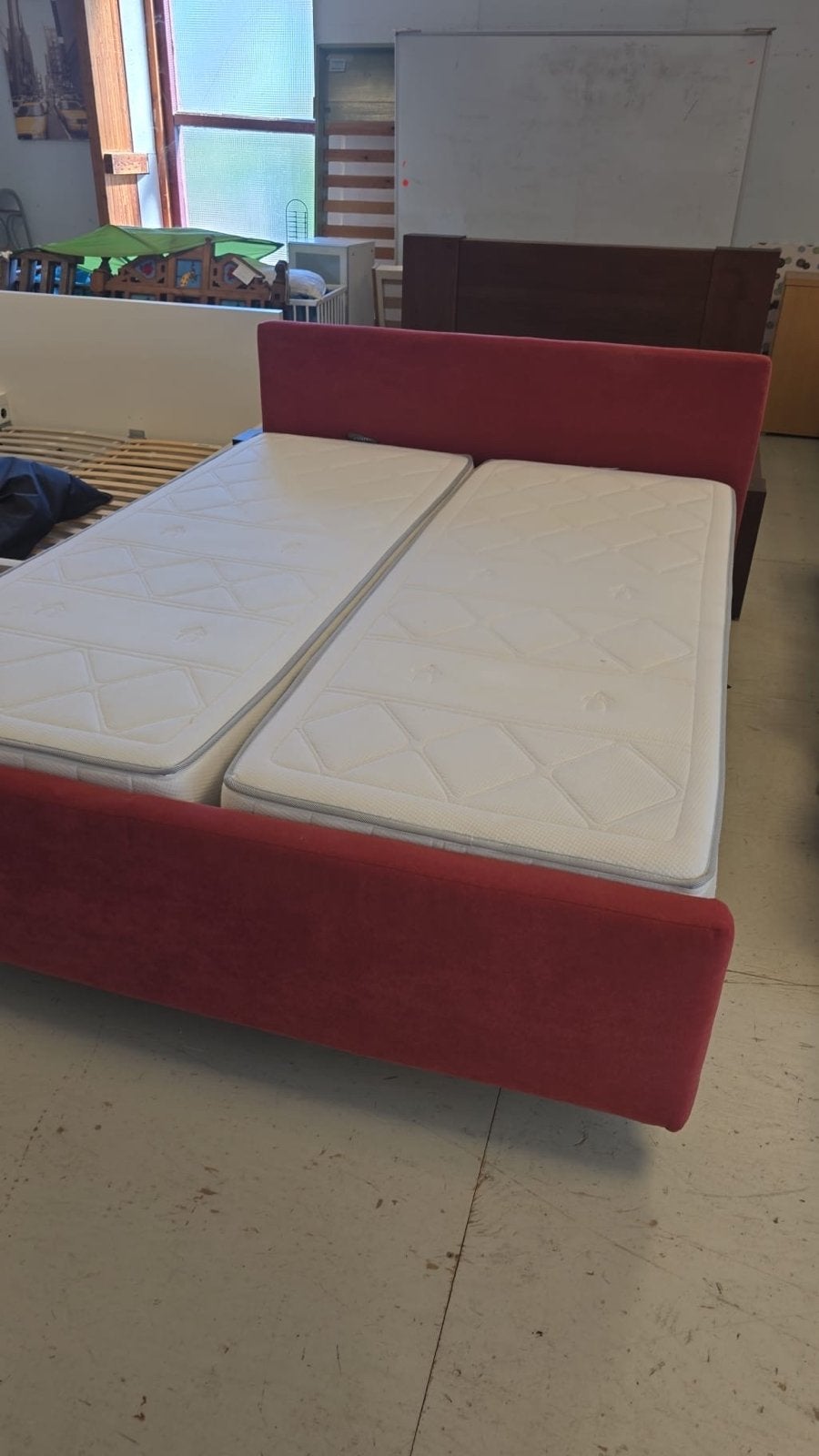 Boxspring 160x200 met Swiss Sense matrassen en kussens, Ophalen, Gebruikt, Tweepersoons, 200 cm