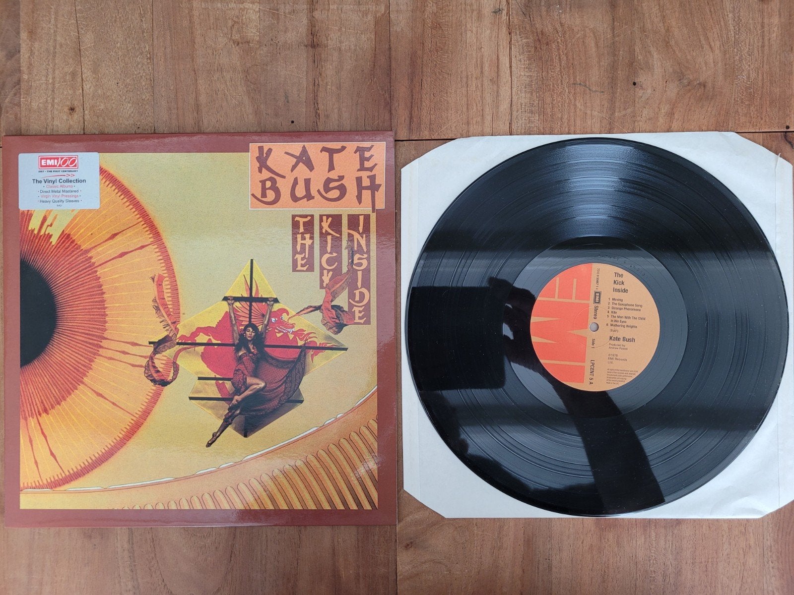 ✅️️Kate Bush - The Kick Inside (EMI 100)  vinyl lp., Cd's en Dvd's, LP, Pop, Reissue, Ophalen of Verzenden