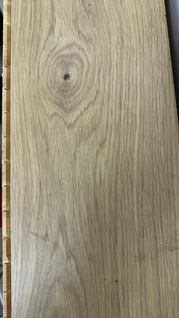 Klik laminaat eik naturel, Ophalen, Zo goed als nieuw, 10 m² of meer, 10 tot 30 cm