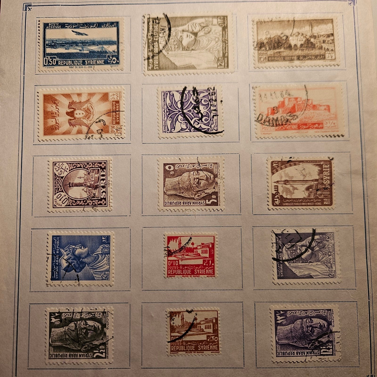 Syrië en Egypte postzegels, Verzenden, Buitenland