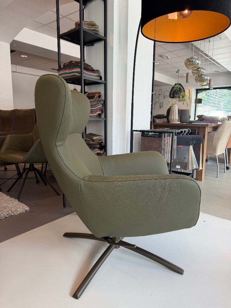 Bree's New World Fauteuil Leyla | Woonloods Dongen, Huis en Inrichting, Fauteuils, Ophalen, Nieuw, 50 tot 75 cm, Leer