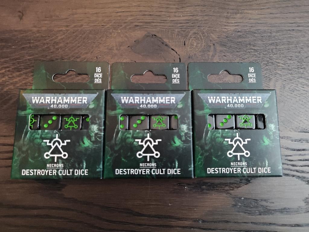 Warhammer 40k Necron Dice, Hobby en Vrije tijd, Wargaming, Ophalen of Verzenden, Nieuw, Warhammer, Toebehoren