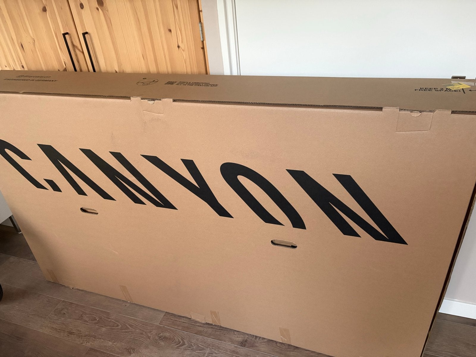 Grote Canyon doos voor veilig transport van je fiets, Ophalen, Zo goed als nieuw