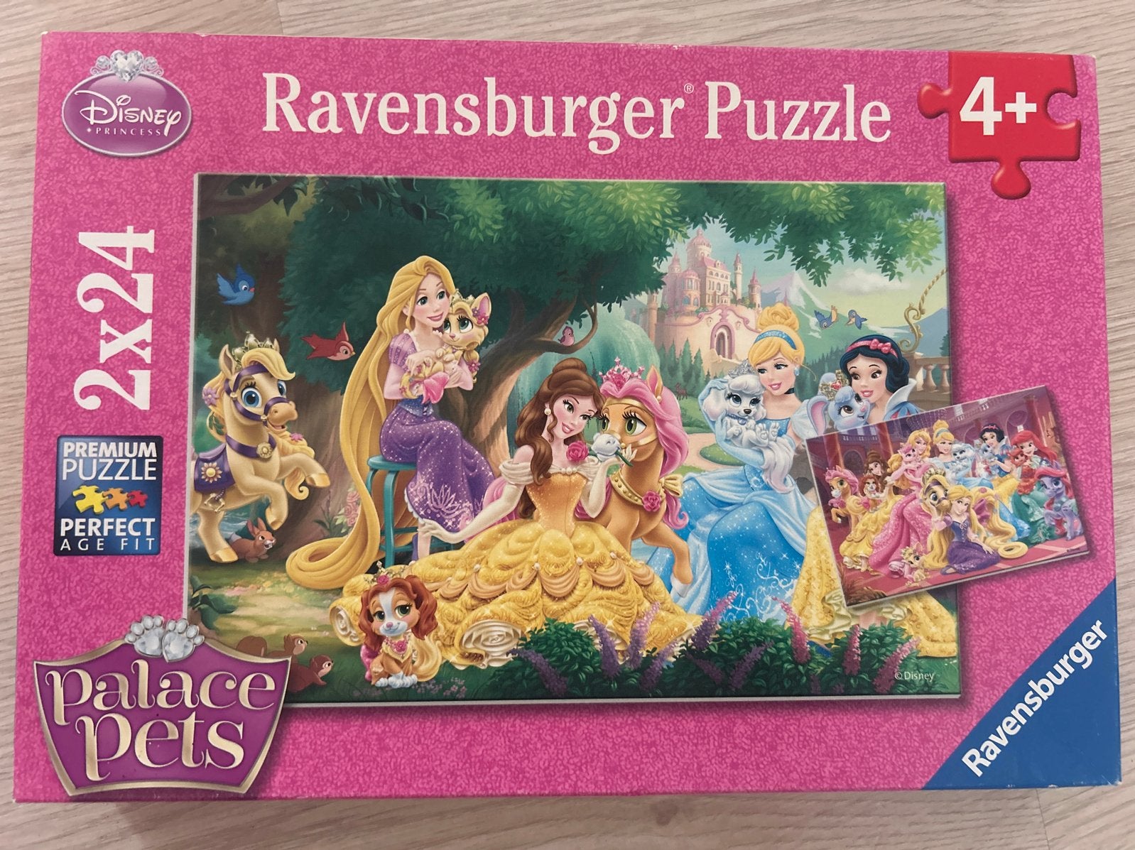 Ravensburger Disney Palace Pets Puzzel 2x24 stukjes, Ophalen, 10 tot 50 stukjes, Zo goed als nieuw, 4 tot 6 jaar