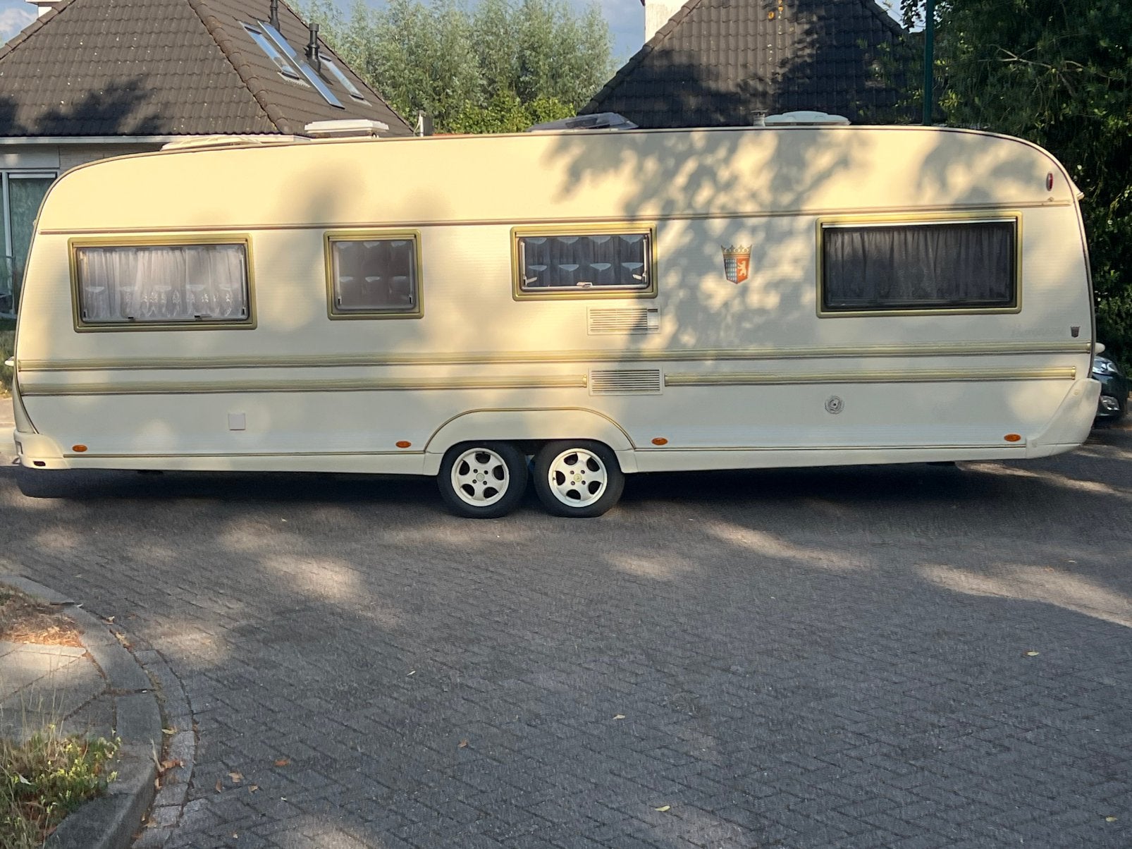 Tabbert baronesse 655 2002, Caravans en Kamperen, Rondzit, Tabbert, Dwarsbed, Particulier
