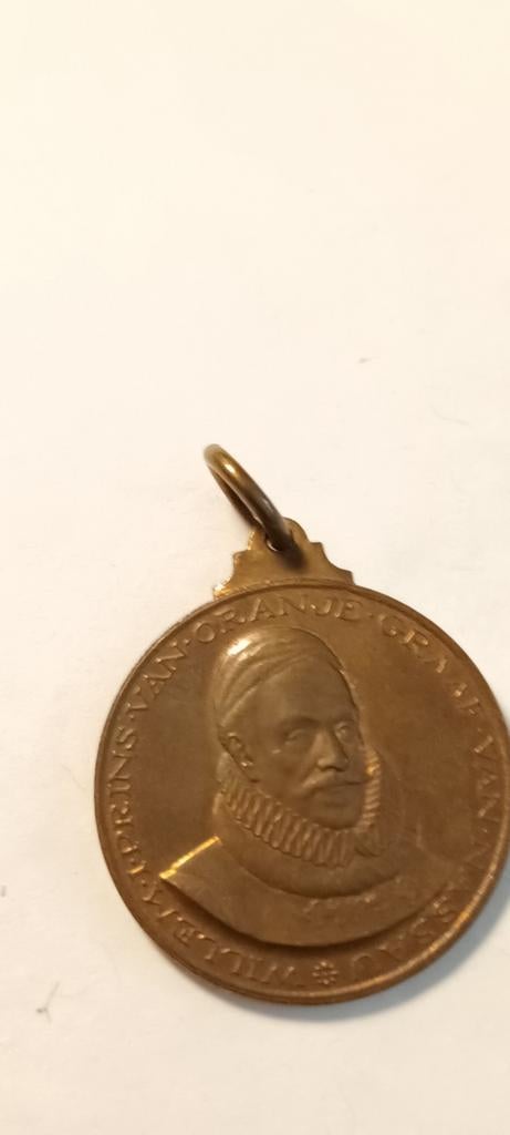 Historische Medaille Willem van Oranje 1533-1933, Ophalen of Verzenden