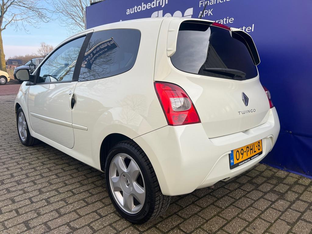 Renault Twingo 1.2-16V Dynamique*Electrisch panorama dak*, Auto's, Renault, Gebruikt, Zwart, 4 cilinders, Wit