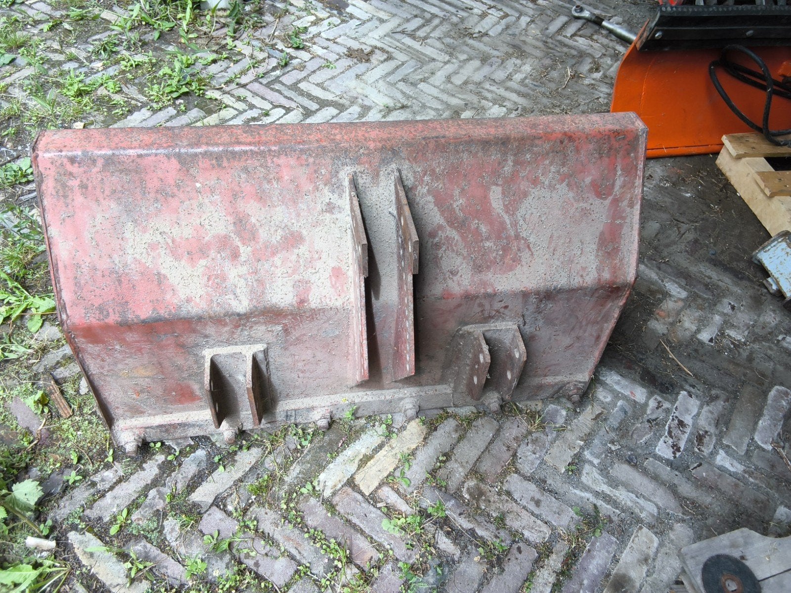 Stevige grondbak voor tractor/minitractor (110x40x40cm), Ophalen of Verzenden