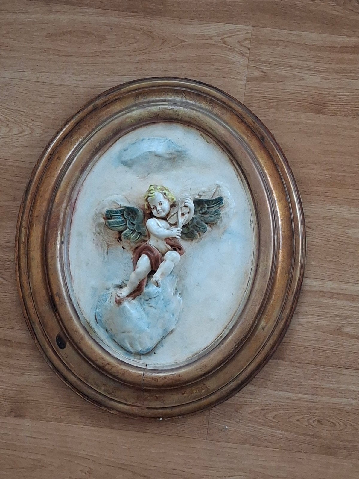 Prachtig engel schilderij, Antiek en Kunst, Ophalen of Verzenden