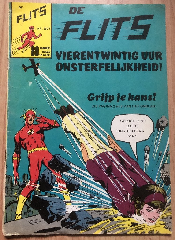 DE FLITS - VIERENTWINTIG UUR ONSTERFELIJKHEID! - 1971, Eén comic, Ophalen of Verzenden, Zo goed als nieuw, Amerika