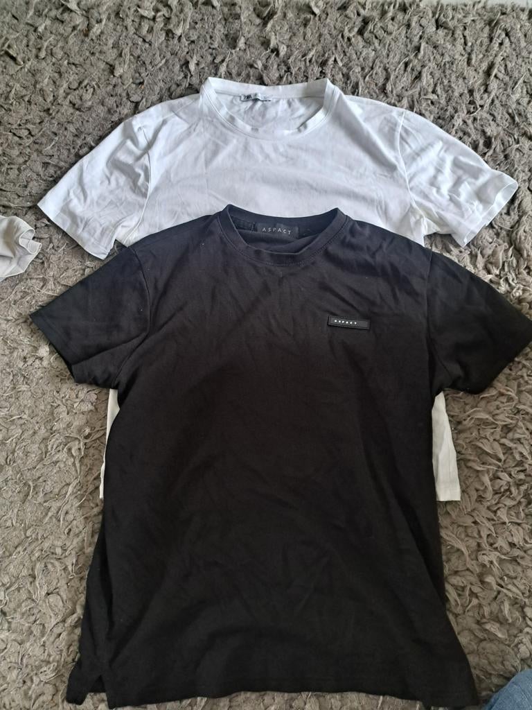 Twee goeie heren shirts, Ophalen, Zwart