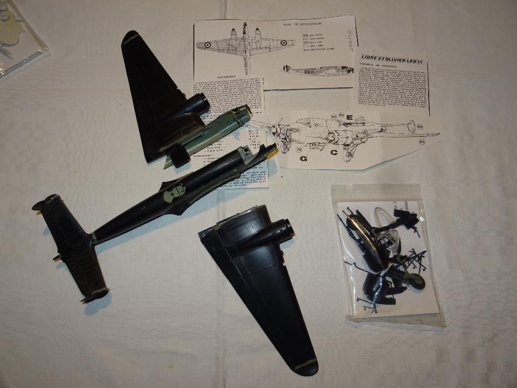 Leo-45 Liore et Olivier - Heller, Hobby en Vrije tijd, Modelbouw | Vliegtuigen en Helikopters, 1:72 tot 1:144, Gebruikt, Ophalen of Verzenden