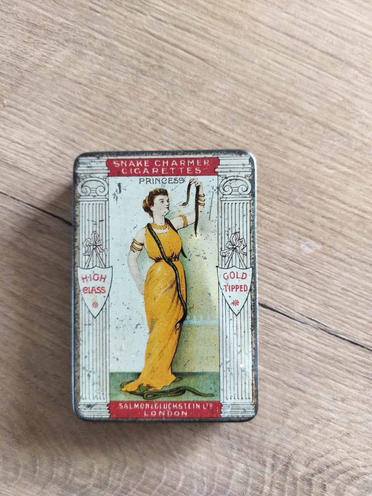 snake charmer cigarettes, Verzamelen, Blikken, Ophalen of Verzenden, Overige