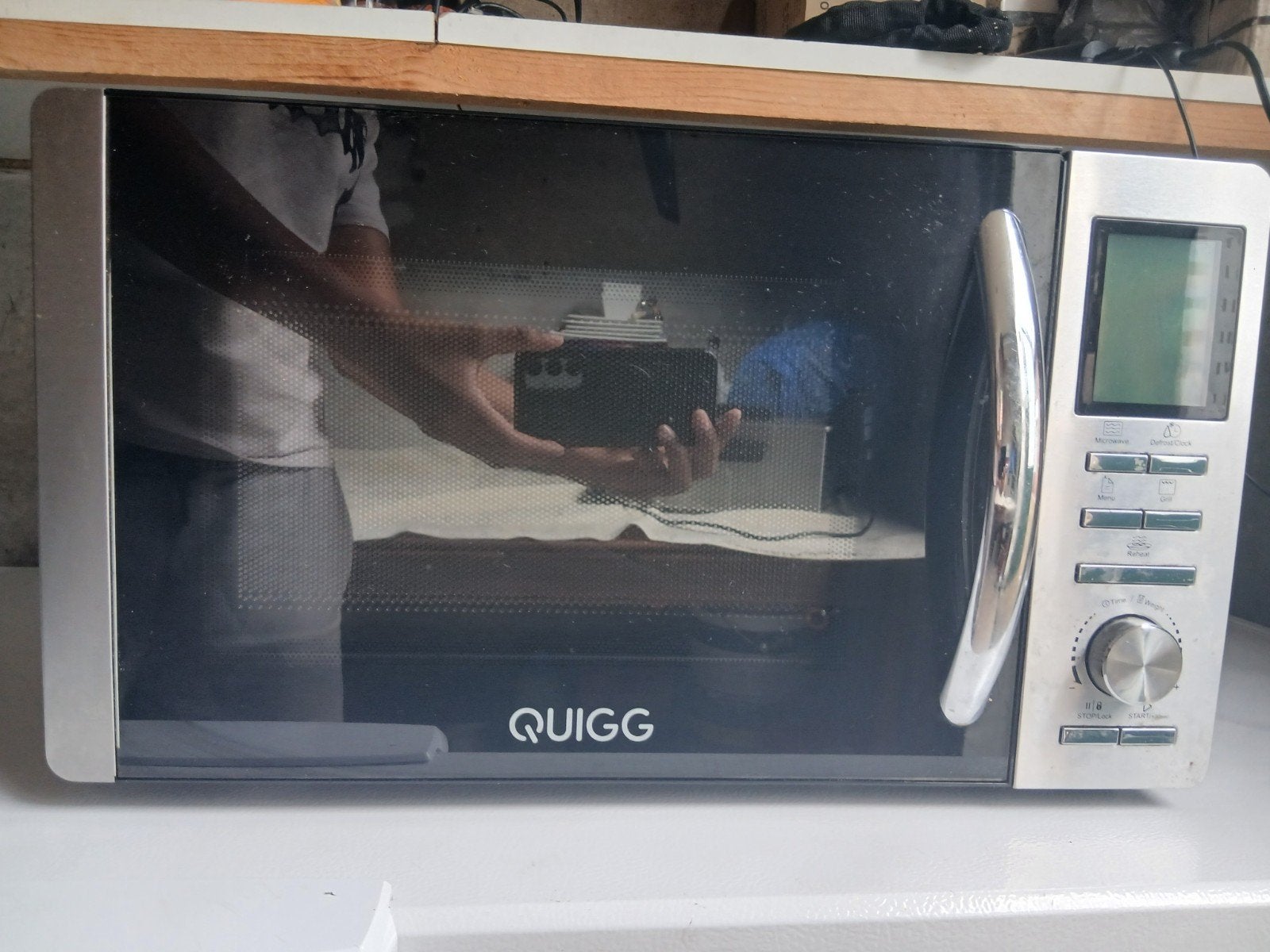 Quigg Combimagnetron - Gebruikt, Functioneel, Combimagnetron, Gebruikt, Ophalen of Verzenden, Draaiplateau