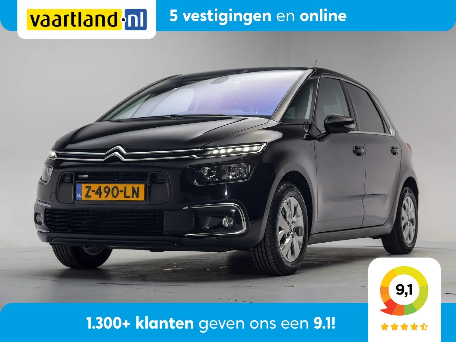 Citroën C4 Picasso 1.2 PureTech Feel [ Distributie vervange, Auto's, Automaat, Gebruikt, 1273 kg, 1199 cc