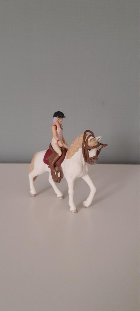 Schleich paard met ruiter - Zo goed als nieuw, Ophalen, Zo goed als nieuw, Jongen of Meisje