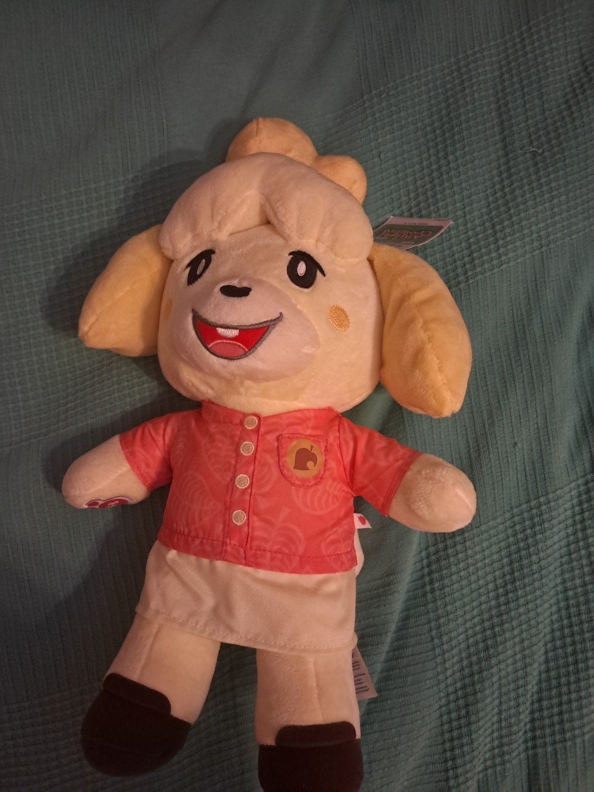 Build-A-Bear Animal Crossing Isabelle, Zo goed als nieuw, Middelgroot (20 tot 80 cm), Met kleding of accessoire, Build a Bear