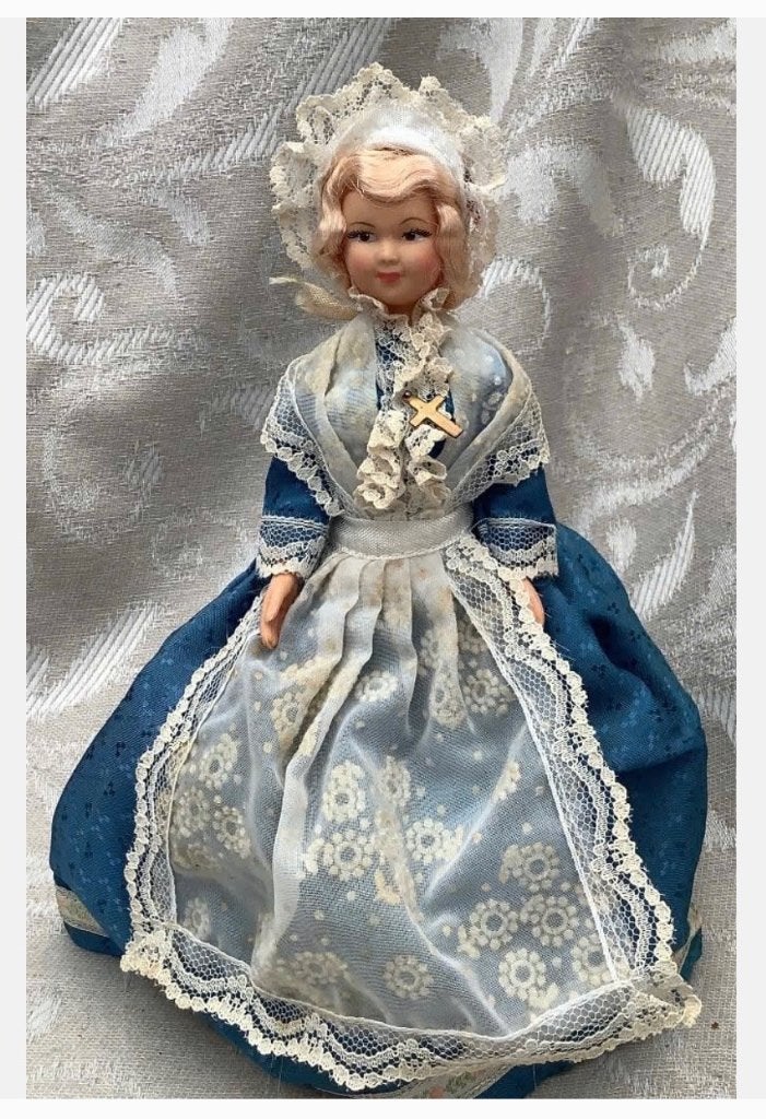 Savoye Frans vintage pop, 20 cm, streekdracht, Ophalen of Verzenden, Zo goed als nieuw, X, Pop