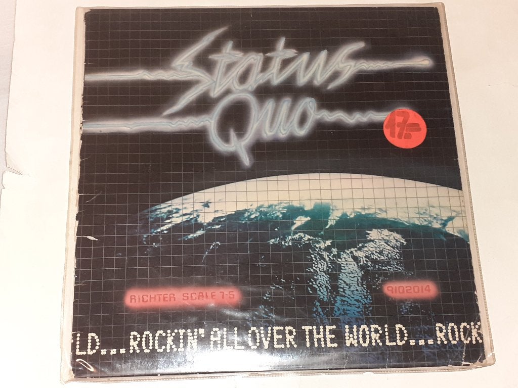 lp STATUS QUO - Rockin' All Over The World 1977, LP, Gebruikt, Ophalen of Verzenden, 12 inch