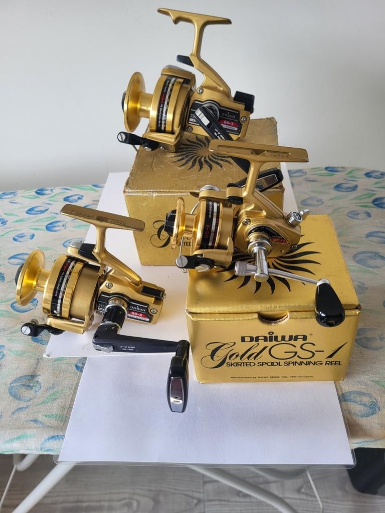 Daiwa GS1+ GS2+GS3., Watersport en Boten, Hengelsport | Algemeen, Ophalen of Verzenden, Molen