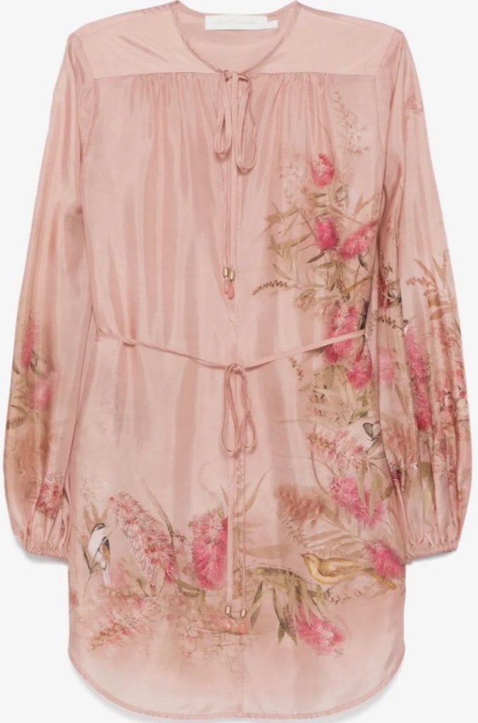 Zimmermann stijlvolle zijden blouse, Zimmermann, Nieuw, Ophalen of Verzenden, Roze