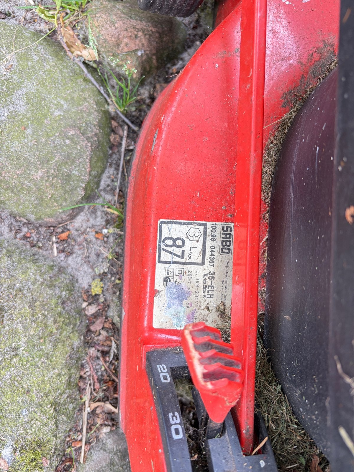 Sabo 36-ELH Elektrische Grasmaaier - Goede Staat, Ophalen, Cirkelmaaier, Gebruikt, Elektrische grasmaaier