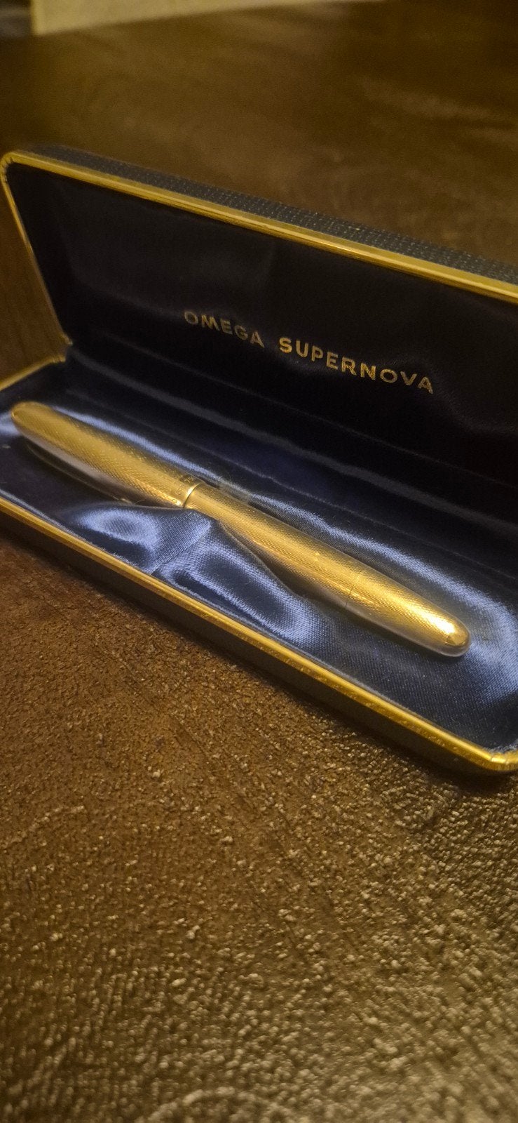 Omega Supernova vulpen - Verguld en in originele doos, Ophalen, Balpen, Overige merken