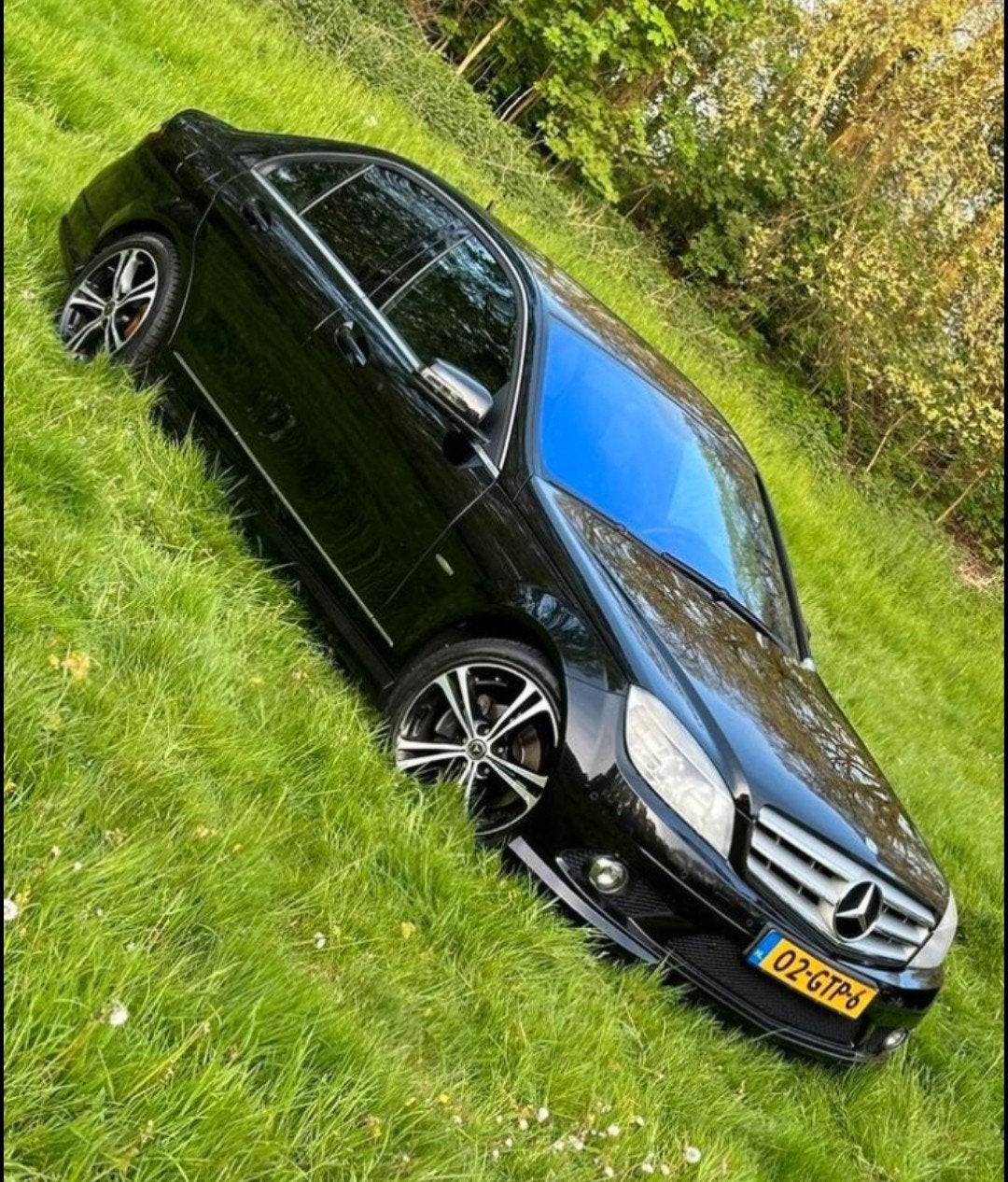 Mercedes-Benz C-Klasse 1.8 C180 Kompressor Sedan 2008 Zwart, Achterwielaandrijving, 1796 cc, Zwart, Origineel Nederlands