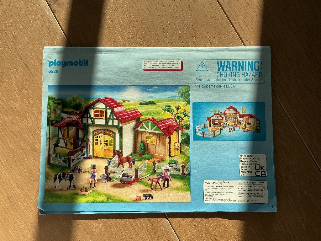 Playmobiel/Paardrijclub 6926, Kinderen en Baby's, Ophalen, Complete set, Overige typen, Zo goed als nieuw