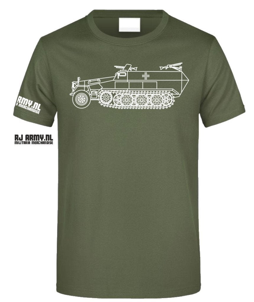 ww2 german Halftrack Sd.Kfz.251-1 Ausf wit, Ophalen of Verzenden, Overige soorten, Overige gebieden, Kleding of Schoenen