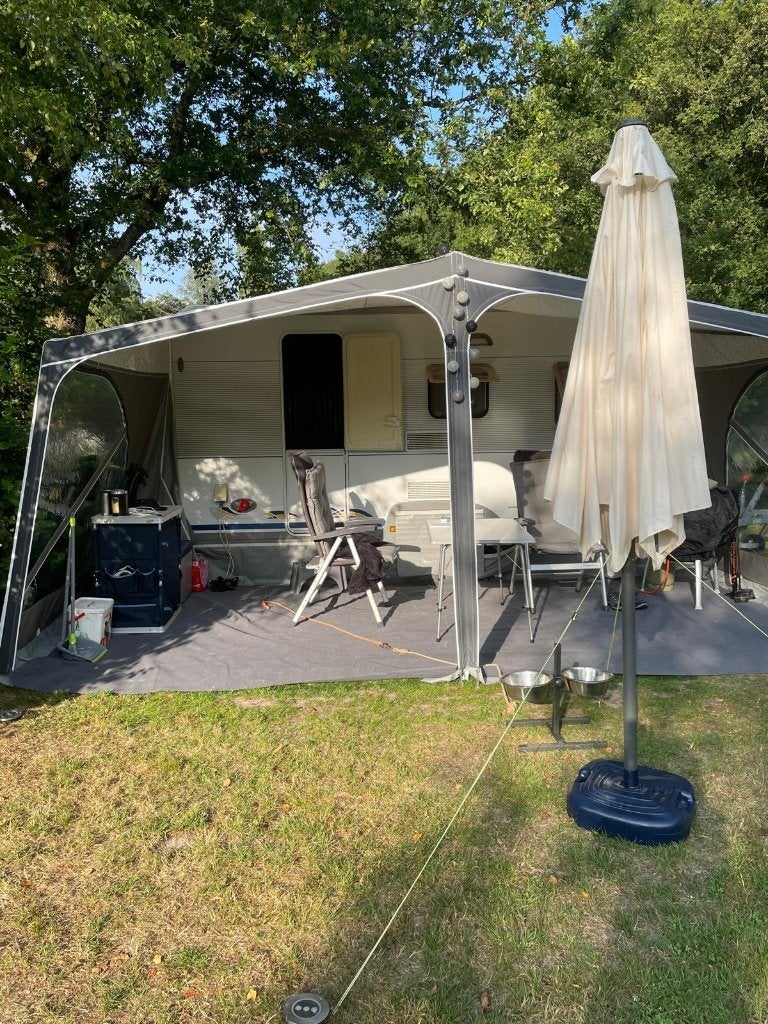 Isabella Sun Shine Plus zonneluifel met voorwanden, Caravans en Kamperen, Voortenten en Luifels, Ophalen, Zo goed als nieuw, Isabella