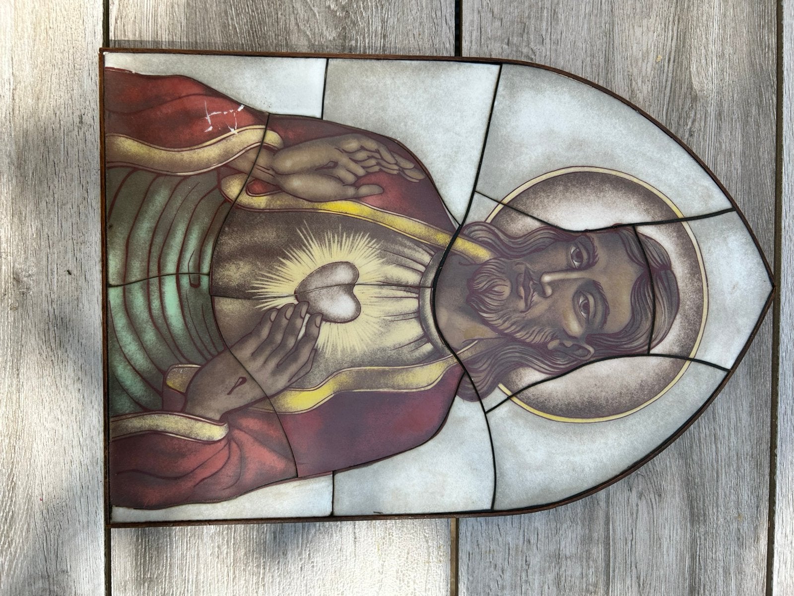 Mozaïek Jesus, Ophalen