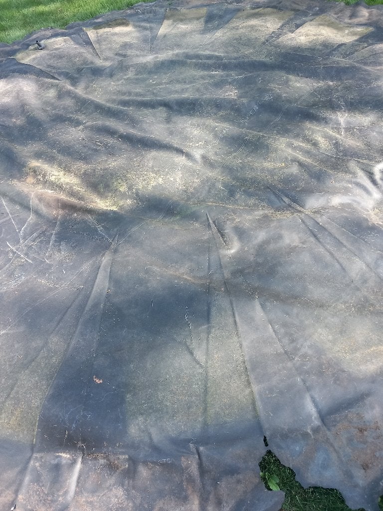 EPDM folie, Ophalen, Gebruikt
