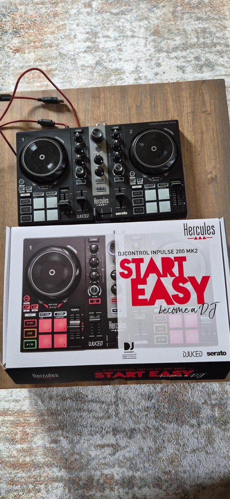 Hercules DJControl Inpulse 200 MK2 DJ-controller, Ophalen, Zo goed als nieuw, Dj-set, Overige merken