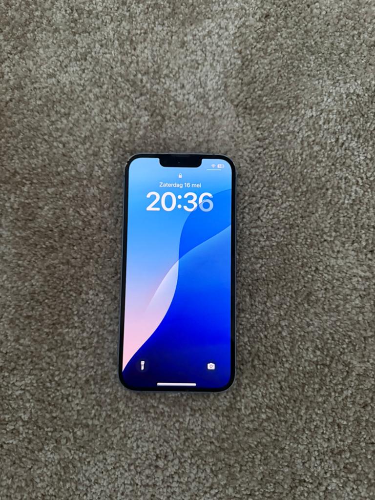 iPhone 14 lichtblauw, Telecommunicatie, Mobiele telefoons | Apple iPhone, 128 GB, Blauw, Ophalen of Verzenden, Zo goed als nieuw
