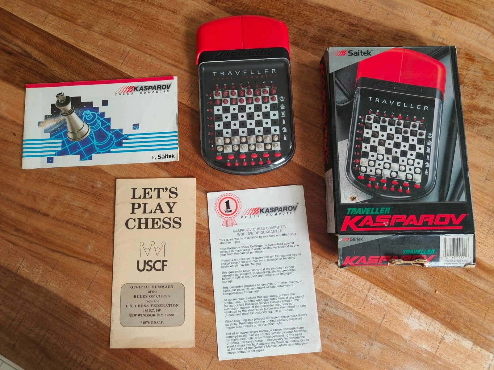 Saitek Kasparov Traveller Schaakcomputer (ca. 1991), Ophalen, Gebruikt
