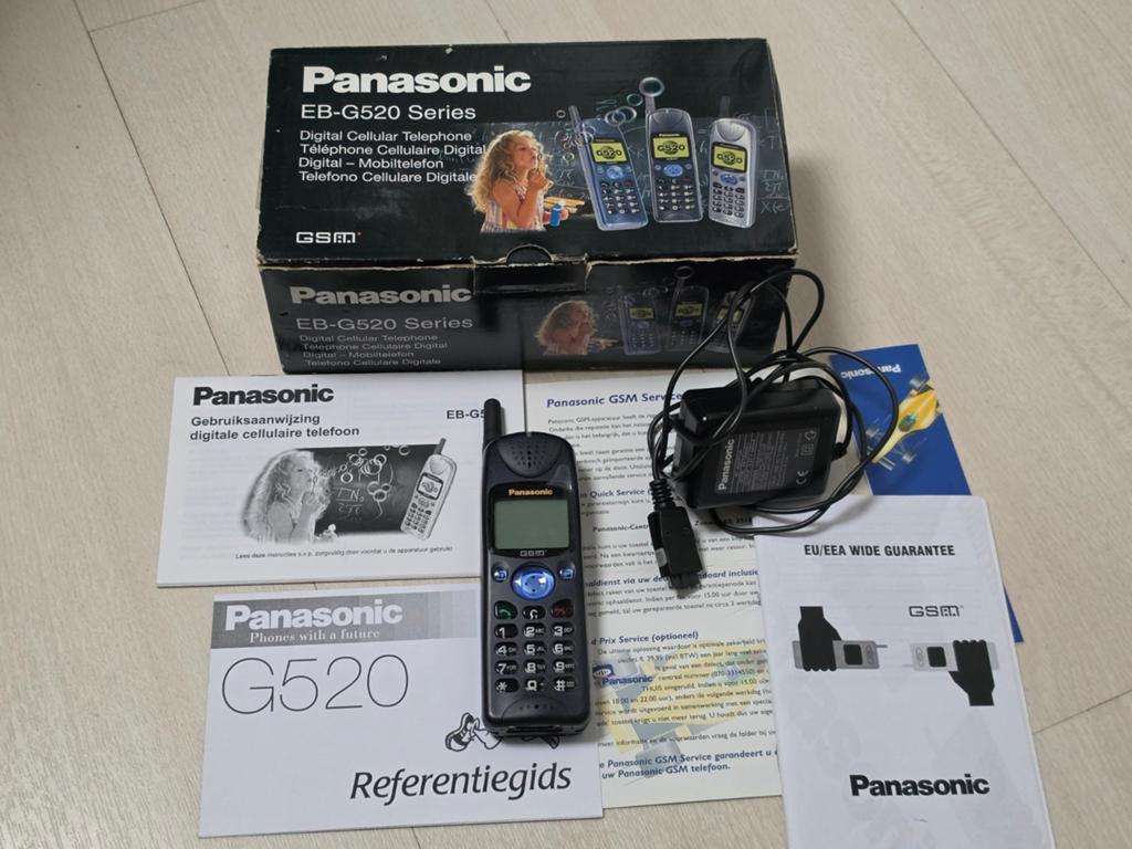 Vintage Panasonic EB-G520 GSM 1998 Blau, Geen camera, Nieuw, Ophalen of Verzenden, Klassiek of Candybar