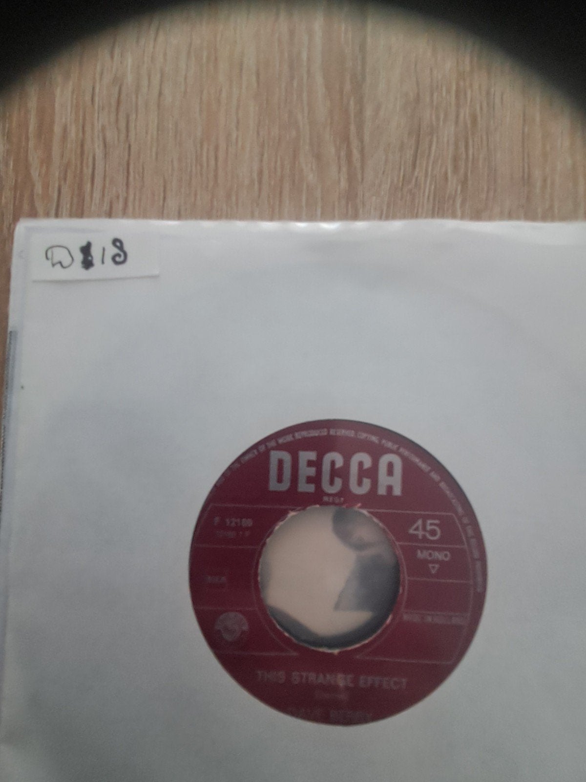 Decca 7 inch single -dave berry This Strange Effect, Ophalen of Verzenden, Gebruikt, 7 inch