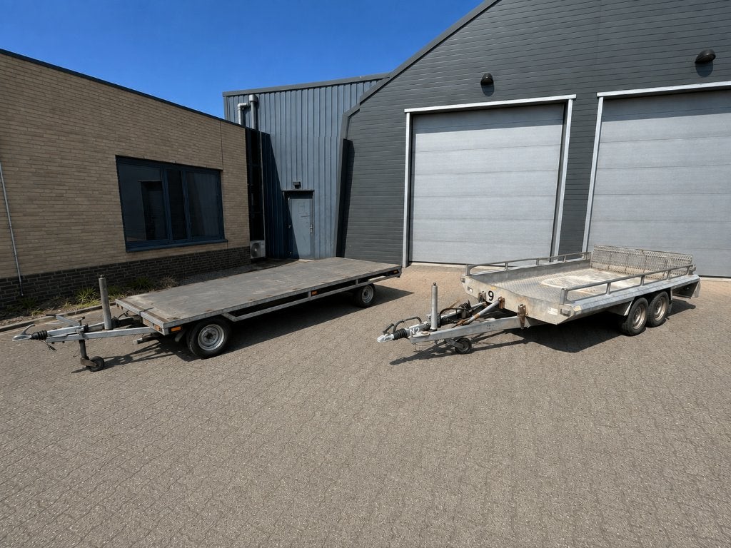 Machinetransporter en Schamel aanhangwagen., Ophalen, Gebruikt